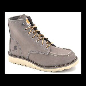 Carhartt Men's 6" Soft Toe Wedge Work Boots Style FW6082   Gray size 10.5 wide